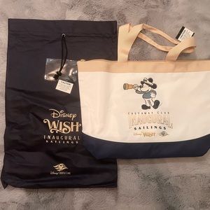 Tote bag from the Inaugural sailing of the Disney Wish!